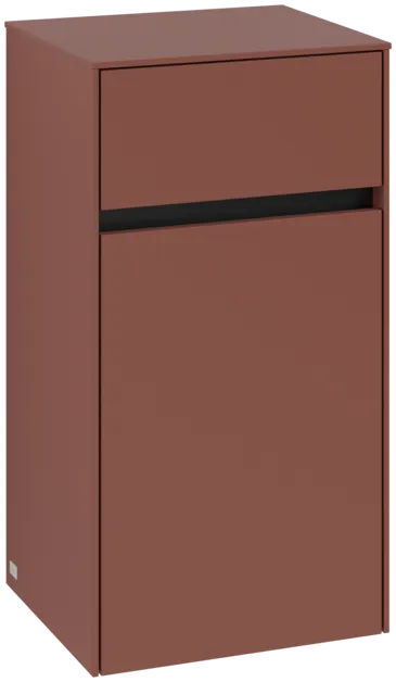 Bild von VILLEROY BOCH Collaro Seitenschrank, 1 Tür, 1 Schublade, 404 x 748 x 349 mm, Wine Red / Wine Red #C03201AH