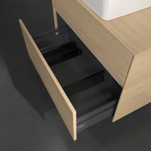 Bild von VILLEROY BOCH Collaro Waschbeckenunterschrank, 2 Auszüge, 800 x 548 x 500 mm, Nordic Oak / Nordic Oak #C03700VJ