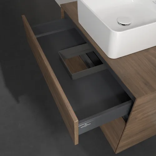 Bild von VILLEROY BOCH Collaro Waschbeckenunterschrank, 2 Auszüge, 800 x 548 x 500 mm, Arizona Oak / Arizona Oak #C03700VH