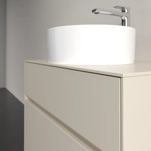 Bild von VILLEROY BOCH Collaro Waschbeckenunterschrank, 2 Auszüge, 800 x 548 x 500 mm, Cashmere Grey / Cashmere Grey #C03700VN