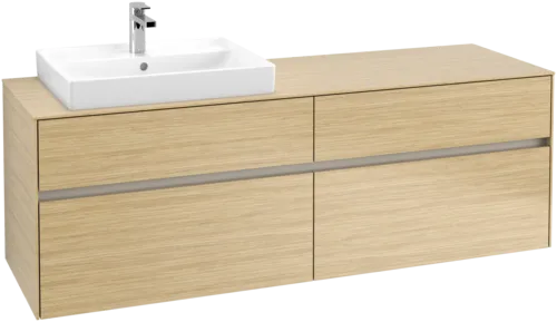 Bild von VILLEROY BOCH Collaro Waschbeckenunterschrank, 4 Auszüge, 1600 x 548 x 500 mm, Nordic Oak / Nordic Oak #C02200VJ