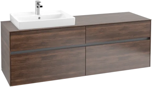 Bild von VILLEROY BOCH Collaro Waschbeckenunterschrank, 4 Auszüge, 1600 x 548 x 500 mm, Arizona Oak / Arizona Oak #C02200VH