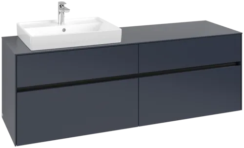 Bild von VILLEROY BOCH Collaro Waschbeckenunterschrank, 4 Auszüge, 1600 x 548 x 500 mm, Marine Blue / Marine Blue #C02200VQ