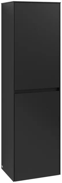Bild von VILLEROY BOCH Collaro Hochschrank, 2 Türen, 454 x 1538 x 347 mm, Volcano Black / Volcano Black #C03401VL
