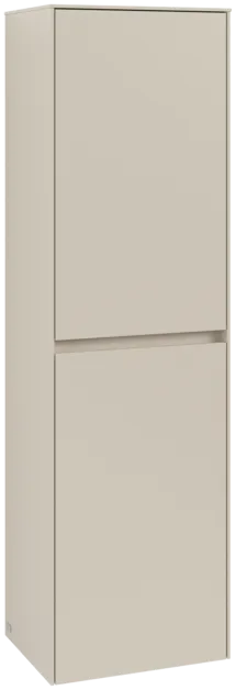 Bild von VILLEROY BOCH Collaro Hochschrank, 2 Türen, 454 x 1538 x 347 mm, Cashmere Grey / Cashmere Grey #C03400VN