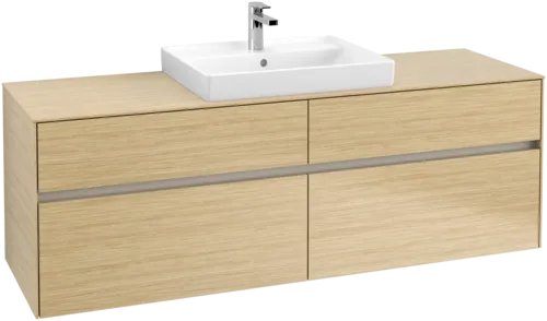 Bild von VILLEROY BOCH Collaro Waschbeckenunterschrank, 4 Auszüge, 1600 x 548 x 500 mm, Nordic Oak / Nordic Oak #C02500VJ