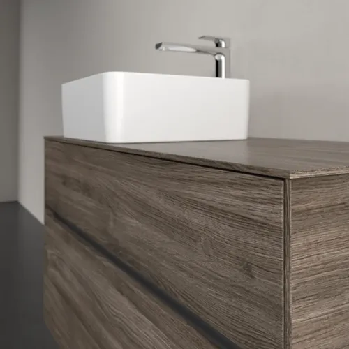 Bild von VILLEROY BOCH Collaro Waschbeckenunterschrank, 2 Auszüge, 1000 x 548 x 500 mm, Stone Oak #C03900RK