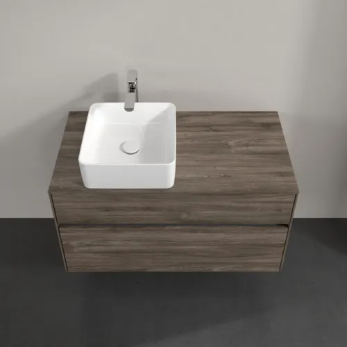 Bild von VILLEROY BOCH Collaro Waschbeckenunterschrank, 2 Auszüge, 1000 x 548 x 500 mm, Stone Oak #C03900RK