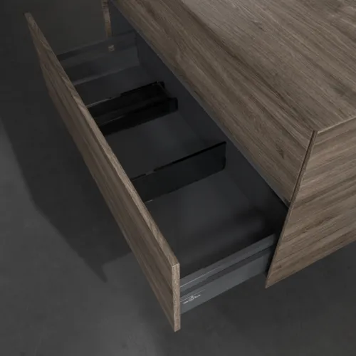 Bild von VILLEROY BOCH Collaro Waschbeckenunterschrank, 2 Auszüge, 1000 x 548 x 500 mm, Stone Oak #C03900RK