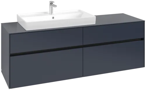 Bild von VILLEROY BOCH Collaro Waschbeckenunterschrank, mit Beleuchtung, 4 Auszüge, 1600 x 548 x 500 mm, Marine Blue / Marine Blue #C026B0VQ