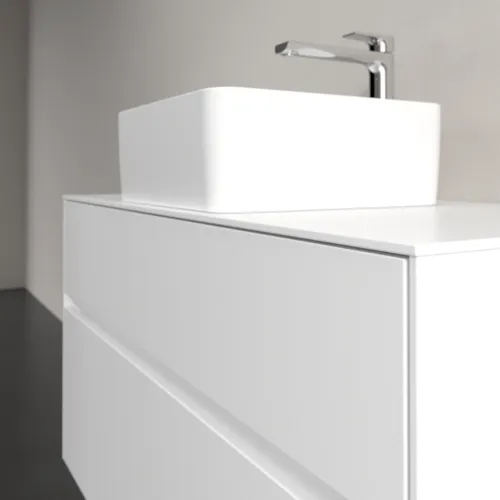 Bild von VILLEROY BOCH Collaro Waschbeckenunterschrank, 2 Auszüge, 1000 x 548 x 500 mm, White Matt / White Matt #C03800MS