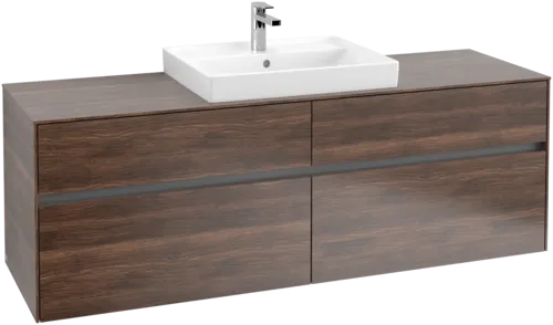 Bild von VILLEROY BOCH Collaro Waschbeckenunterschrank, mit Beleuchtung, 4 Auszüge, 1600 x 548 x 500 mm, Arizona Oak / Arizona Oak #C025B0VH