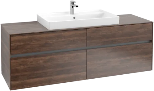 Bild von VILLEROY BOCH Collaro Waschbeckenunterschrank, 4 Auszüge, 1600 x 548 x 500 mm, Arizona Oak / Arizona Oak #C02800VH