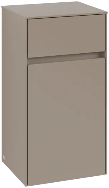 Bild von VILLEROY BOCH Collaro Seitenschrank, 1 Tür, 1 Schublade, 404 x 748 x 349 mm, Taupe / Taupe #C03200VM