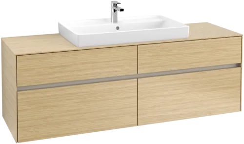 Bild von VILLEROY BOCH Collaro Waschbeckenunterschrank, 4 Auszüge, 1600 x 548 x 500 mm, Nordic Oak / Nordic Oak #C02800VJ