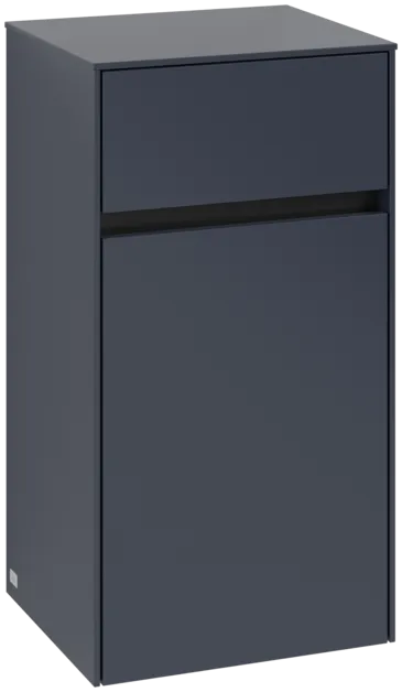 Bild von VILLEROY BOCH Collaro Seitenschrank, 1 Tür, 1 Schublade, 404 x 748 x 349 mm, Marine Blue / Marine Blue #C03200VQ