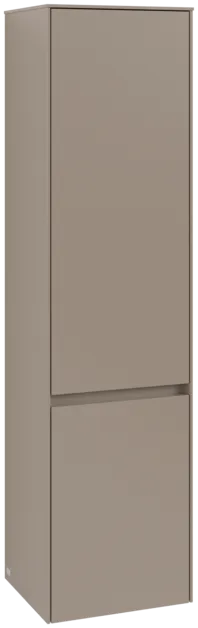 Bild von VILLEROY BOCH Collaro Hochschrank, 2 Türen, 404 x 1538 x 349 mm, Taupe / Taupe #C03301VM