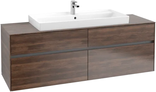 Bild von VILLEROY BOCH Collaro Waschbeckenunterschrank, mit Beleuchtung, 4 Auszüge, 1600 x 548 x 500 mm, Arizona Oak / Arizona Oak #C031B0VH