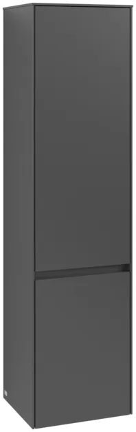 Bild von VILLEROY BOCH Collaro Hochschrank, 2 Türen, 404 x 1538 x 349 mm, Graphite / Graphite #C03301VR
