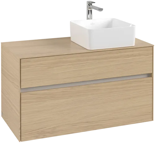 Bild von VILLEROY BOCH Collaro Waschbeckenunterschrank, 2 Auszüge, 1000 x 548 x 500 mm, Nordic Oak / Nordic Oak #C04000VJ