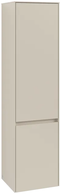 Bild von VILLEROY BOCH Collaro Hochschrank, 2 Türen, 404 x 1538 x 349 mm, Cashmere Grey / Cashmere Grey #C03300VN