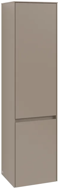 Bild von VILLEROY BOCH Collaro Hochschrank, 2 Türen, 404 x 1538 x 349 mm, Taupe / Taupe #C03300VM