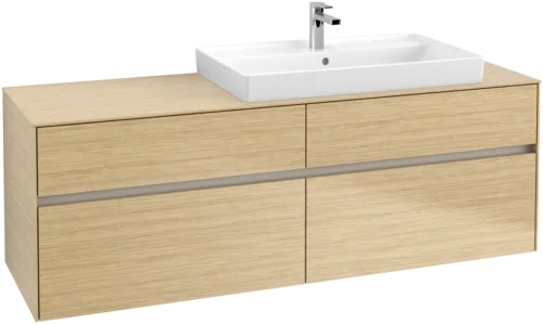 Bild von VILLEROY BOCH Collaro Waschbeckenunterschrank, 4 Auszüge, 1600 x 548 x 500 mm, Nordic Oak / Nordic Oak #C02700VJ