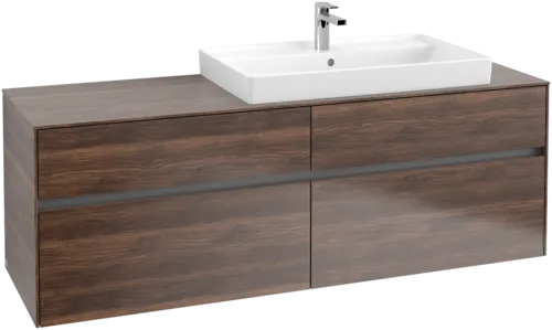 Bild von VILLEROY BOCH Collaro Waschbeckenunterschrank, 4 Auszüge, 1600 x 548 x 500 mm, Arizona Oak / Arizona Oak #C02700VH
