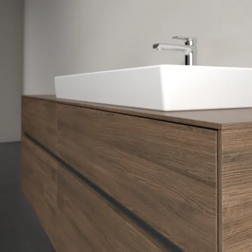 Bild von VILLEROY BOCH Collaro Waschbeckenunterschrank, 4 Auszüge, 1600 x 548 x 500 mm, Arizona Oak / Arizona Oak #C02700VH