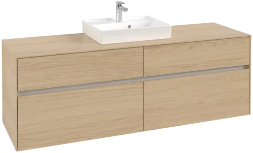 Bild von VILLEROY BOCH Collaro Waschbeckenunterschrank, 4 Auszüge, 1600 x 548 x 500 mm, Nordic Oak / Nordic Oak #C07700VJ