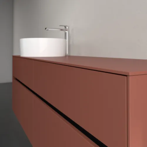 Bild von VILLEROY BOCH Collaro Waschbeckenunterschrank, 4 Auszüge, 1600 x 548 x 500 mm, Wine Red / Wine Red #C05000AH
