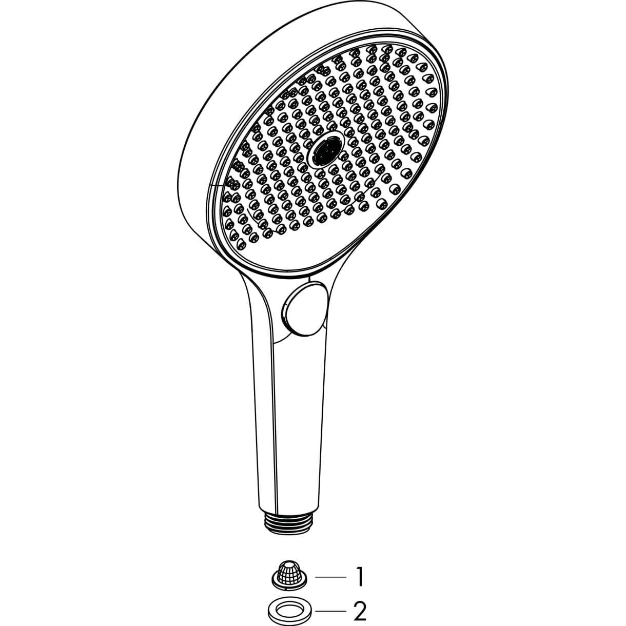 Bild von HANSGROHE Rainfinity Hand shower 130 3jet Polished Gold Optic 26864990