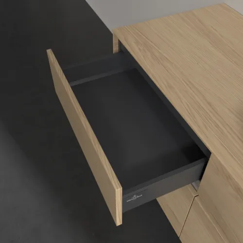 Bild von VILLEROY BOCH Collaro Waschbeckenunterschrank, mit Beleuchtung, 4 Auszüge, 1200 x 548 x 500 mm, Nordic Oak / Nordic Oak #C043B0VJ