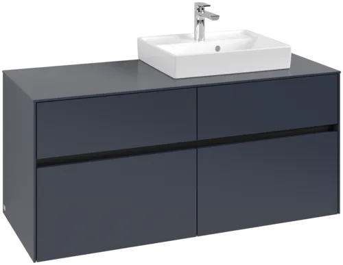 Bild von VILLEROY BOCH Collaro Waschbeckenunterschrank, 4 Auszüge, 1200 x 548 x 500 mm, Marine Blue / Marine Blue #C07200VQ