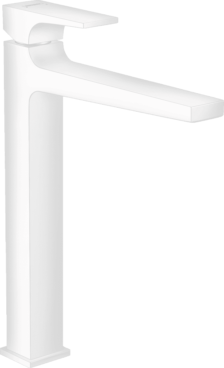 Bild von HANSGROHE Metropol Einhebel-Waschtischmischer 260 mit Hebelgriff für Aufsatzwaschtische mit Push-Open Ablaufgarnitur #32512700 - Mattweiß