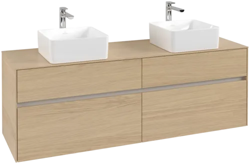 Bild von VILLEROY BOCH Collaro Waschbeckenunterschrank, 4 Auszüge, 1600 x 548 x 500 mm, Nordic Oak / Nordic Oak #C05200VJ