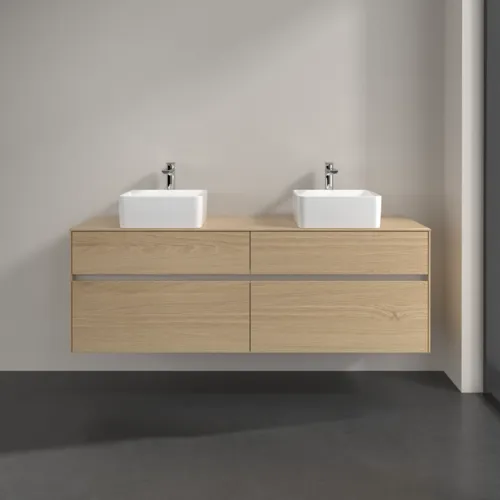 Bild von VILLEROY BOCH Collaro Waschbeckenunterschrank, 4 Auszüge, 1600 x 548 x 500 mm, Nordic Oak / Nordic Oak #C05200VJ