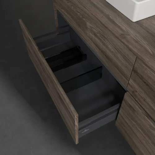 Picture of VILLEROY BOCH Collaro Vanity unit, 4 pull-out compartments, 1600 x 548 x 500 mm, Stone Oak #C07800RK