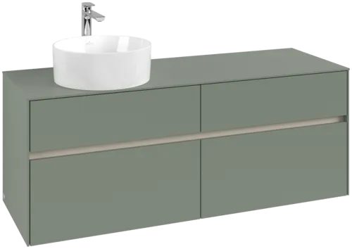 Bild von VILLEROY BOCH Collaro Waschbeckenunterschrank, 4 Auszüge, 1400 x 548 x 500 mm, Soft Green / Soft Green #C04600AF