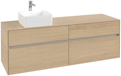 Bild von VILLEROY BOCH Collaro Waschbeckenunterschrank, 4 Auszüge, 1600 x 548 x 500 mm, Nordic Oak / Nordic Oak #C05000VJ
