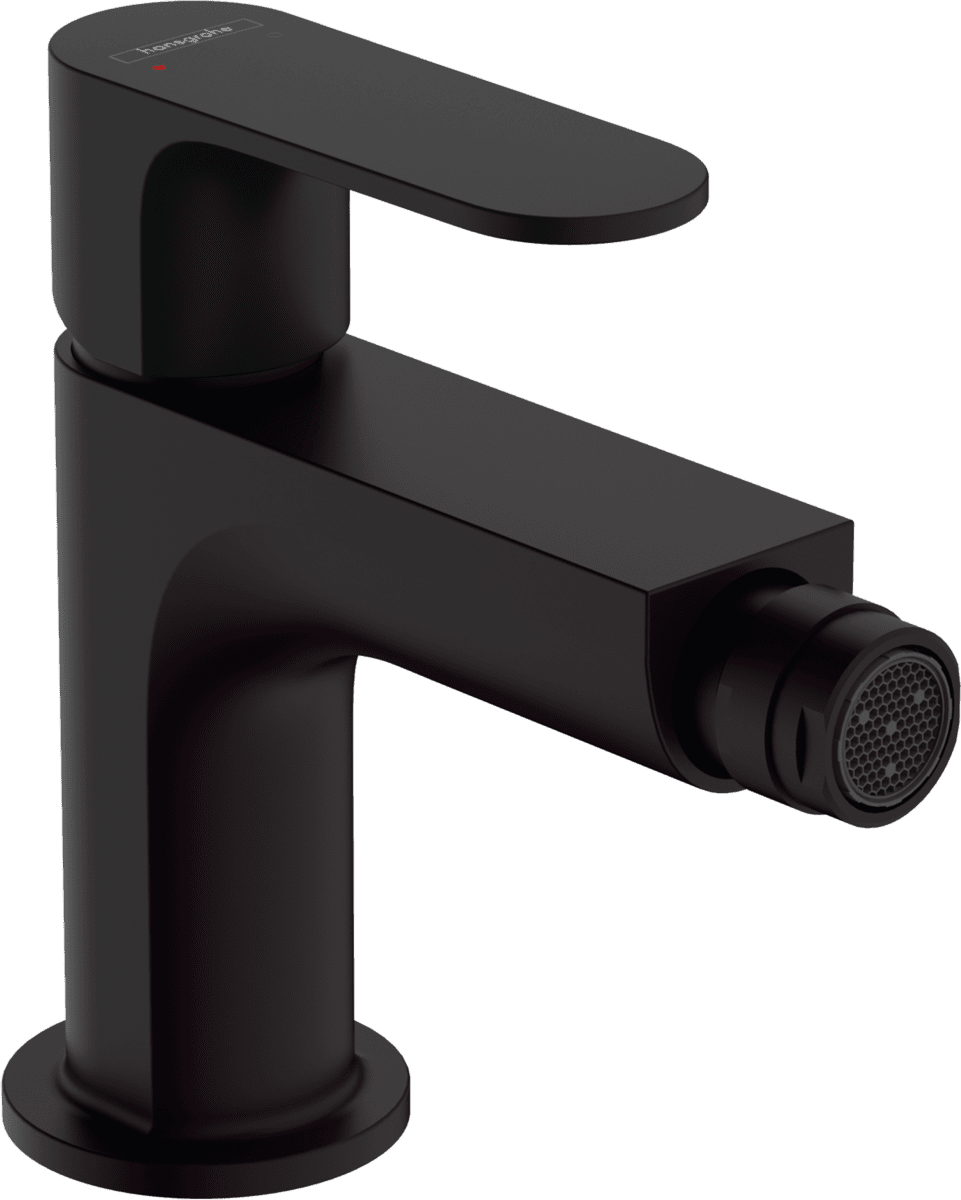 Bild von HANSGROHE Rebris S Einhebel-Bidetmischer mit Metall Zugstangen-Ablaufgarnitur #72212670 - Mattschwarz