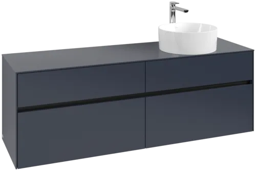 Bild von VILLEROY BOCH Collaro Waschbeckenunterschrank, 4 Auszüge, 1600 x 548 x 500 mm, Marine Blue / Marine Blue #C05100VQ