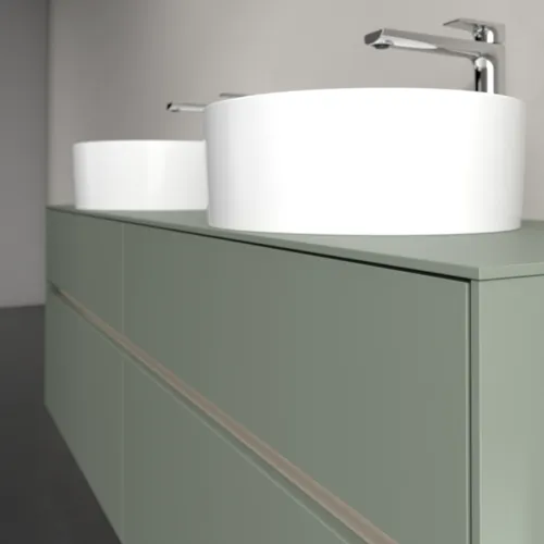 Bild von VILLEROY BOCH Collaro Waschbeckenunterschrank, 4 Auszüge, 1600 x 548 x 500 mm, Soft Green / Soft Green #C05200AF