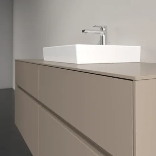 Bild von VILLEROY BOCH Collaro Waschbeckenunterschrank, 4 Auszüge, 1400 x 548 x 500 mm, Taupe / Taupe #C07300VM