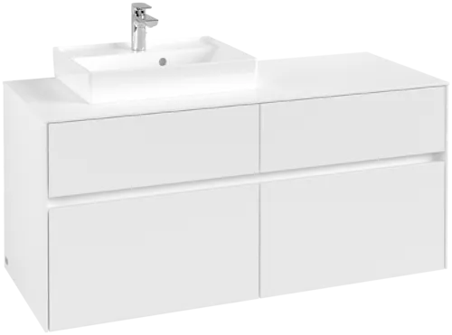 Bild von VILLEROY BOCH Collaro Waschbeckenunterschrank, 4 Auszüge, 1200 x 548 x 500 mm, White Matt / White Matt #C07100MS