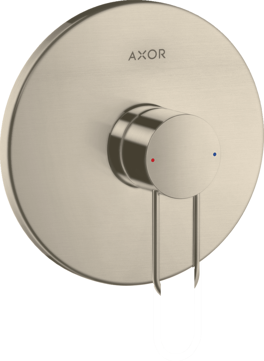 Bild von HANSGROHE AXOR Uno Einhebel-Brausemischer Unterputz mit Bügelgriff #38626820 - Brushed Nickel