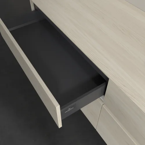Bild von VILLEROY BOCH Collaro Waschbeckenunterschrank, 4 Auszüge, 1600 x 548 x 500 mm, White Oak / White Oak #C07900AA