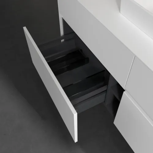 Picture of VILLEROY BOCH Collaro Vanity unit, 4 pull-out compartments, 1400 x 548 x 500 mm, White Matt / White Matt #C07300MS