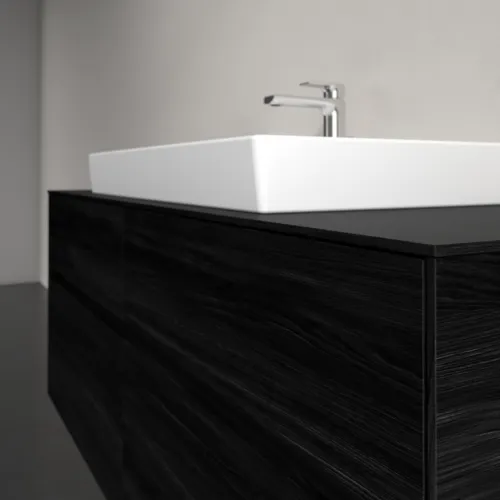 Bild von VILLEROY BOCH Collaro Waschbeckenunterschrank, 4 Auszüge, 1400 x 548 x 500 mm, Black Oak / Black Oak #C08800AB
