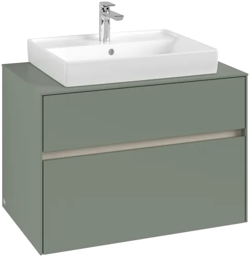 Bild von VILLEROY BOCH Collaro Waschbeckenunterschrank, 2 Auszüge, 800 x 548 x 500 mm, Soft Green / Soft Green #C08000AF